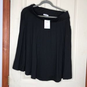 Black Amelia James Skirt with pockets